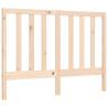 Double Solid Wood Bed Frame with Headboard | HipoMarket