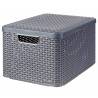 Curver Style Storage Boxes with Lid - 3 pcs Anthracite