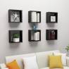 Wall Cube Shelves 6 pcs Black 30x15x30 cm Colour black Size 30 x 15 x 30 cm Quantity in Package 6 Number of Pieces 1 