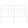 Stylish White Metal Headboard 135 cm for Any Bedroom