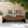 Garden Footstool Honey Brown 120x80 cm Solid Wood Pine