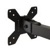 Adjustable Black Steel Monitor Mount | VESA 75/100 mm