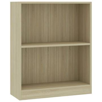 Bookshelf Sonoma Oak 60x24x76 cm - Stylish Storage Solution