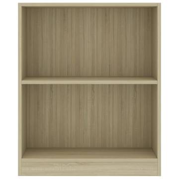 Bookshelf Sonoma Oak 60x24x76 cm - Stylish Storage Solution