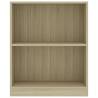 Bookshelf Sonoma Oak 60x24x76 cm - Stylish Storage Solution