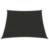 Sunshade Sail 160 g/m² Black 3/4x3 m HDPE Colour black Size 3/4 x 3 m Quantity in Package 1 