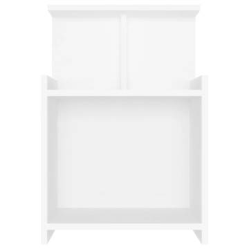 Stylish Bed Cabinet White 40x35x60 cm - Durable Design