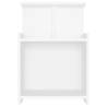 Stylish Bed Cabinet White 40x35x60 cm - Durable Design