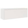 Wall Cabinet White 100x30x35 cm - Solid Pine Wood | HipoMarket