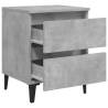 Chic Concrete Grey Bed Cabinets - 2 pcs | Hipomarket UK