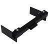 Durable Snow Plow Adapter for Lawn Mower - Black