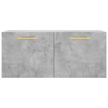 Wall Cabinet Concrete Grey 80x36.5x35 cm | HipoMarket UK