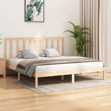 Solid Pine Bed Frame 180x200 cm - Super King Size