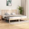 Bed Frame Solid Wood Pine 180x200 cm Super King Size Colour natural Size 180 x 200 cm 