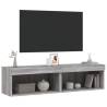 Stylish LED TV Cabinets - 2 pcs Grey Sonoma | HipoMarket