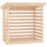 Solid Wood Firewood Rack - 108x73x108 cm | Hipo Market