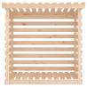 Solid Wood Firewood Rack - 108x73x108 cm | Hipo Market