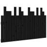 Elegant Black Wall Headboard - Solid Pine Wood (127.5x80 cm)