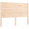 Solid Wood Bed Frame with Headboard 140x190 cm | HipoMarket