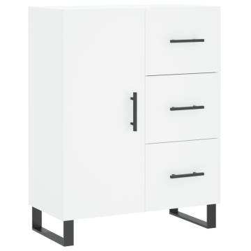 Stylish Highboard White 69.5x34x180 cm | Hipo Market