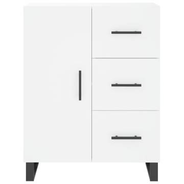 Stylish Highboard White 69.5x34x180 cm | Hipo Market