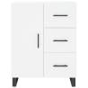 Stylish Highboard White 69.5x34x180 cm | Hipo Market