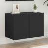 TV Cabinet Wall-mounted Black 60x30x41 cm Colour black Quantity in Package 1 Width 60 cm 