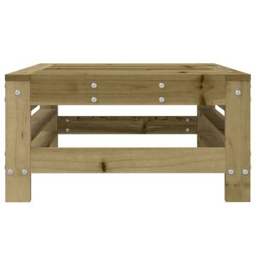 Garden Footstool - Impregnated Wood Pine | HipoMarket