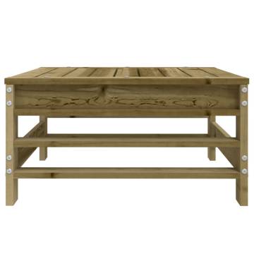 Garden Footstool - Impregnated Wood Pine | HipoMarket