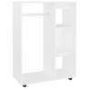 Wardrobe White 80x40x110 cm - Durable Storage Solution