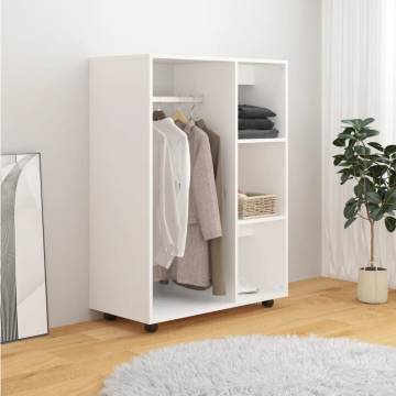 Wardrobe White 80x40x110 cm - Durable Storage Solution