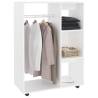 Wardrobe White 80x40x110 cm - Durable Storage Solution