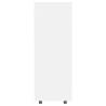 Wardrobe White 80x40x110 cm - Durable Storage Solution