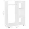 Wardrobe White 80x40x110 cm - Durable Storage Solution