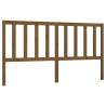 Stylish Pine Bed Headboard - Honey Brown - 186x4x100 cm