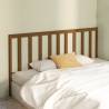 Stylish Pine Bed Headboard - Honey Brown - 186x4x100 cm