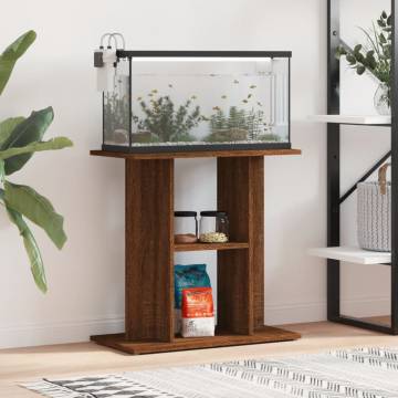 Aquarium Stand Brown Oak 60x30x60 cm - Durable & Stylish