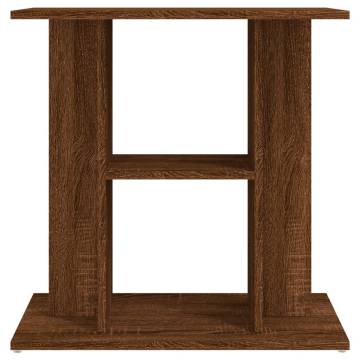 Aquarium Stand Brown Oak 60x30x60 cm - Durable & Stylish