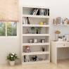 Book Cabinet/Room Divider White 100x30x200 cm Solid Pinewood Colour white Quantity in Package 1 Height 200 cm Width 100 cm 