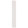 White Book Cabinet & Room Divider | 100x30x200 cm Pinewood