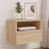 TV Wall Cabinets 2 pcs Sonoma Oak 40x30x30 cm Engineered Wood Colour sonoma oak Quantity in Package 2 Width 40 cm 