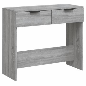 Console Table Grey Sonoma - Stylish Storage for Any Room