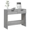 Console Table Grey Sonoma - Stylish Storage for Any Room