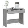 Console Table Grey Sonoma - Stylish Storage for Any Room