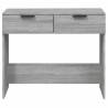 Console Table Grey Sonoma - Stylish Storage for Any Room