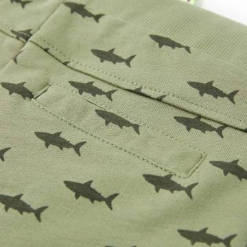 Kids' Light Khaki Shorts with Drawstring - Size 92 (1.5-2Y)