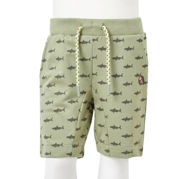 Kids' Light Khaki Shorts with Drawstring - Size 92 (1.5-2Y)