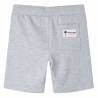 Kids' Grey Drawstring Shorts Size 128 - Comfortable & Stylish