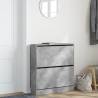 Shoe Cabinet Concrete Grey 80x21x87.5 cm - Hipo Market