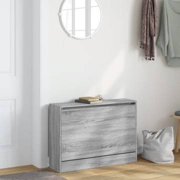 Shoe Cabinet Grey Sonoma - Stylish & Space-Saving Storage